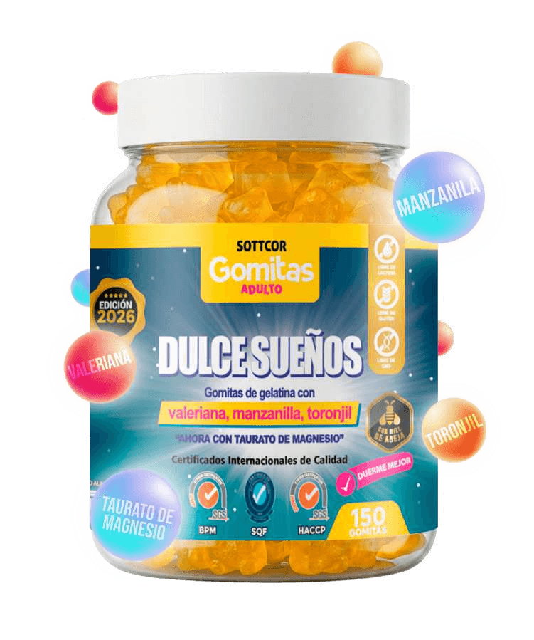 Envase de gomitas Sottcor Dulce Sueños para adultos